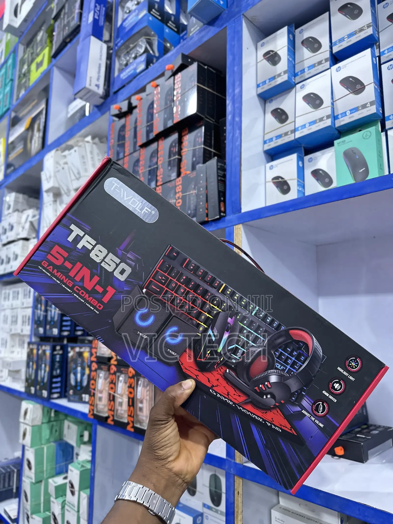T-Wolf 5 in 1 Gaming Keyboard