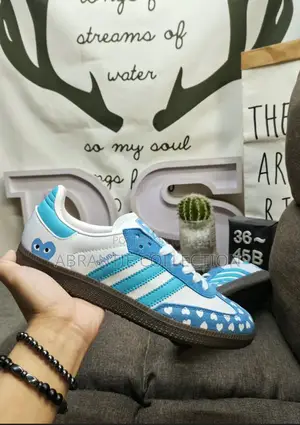 CDG X Adidas Samba White/Blue Available
