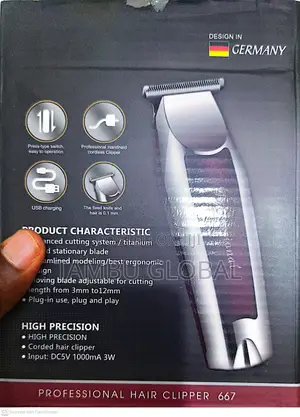 Original Professional Cordless Hair Trimmer - Sharp Rechargeable