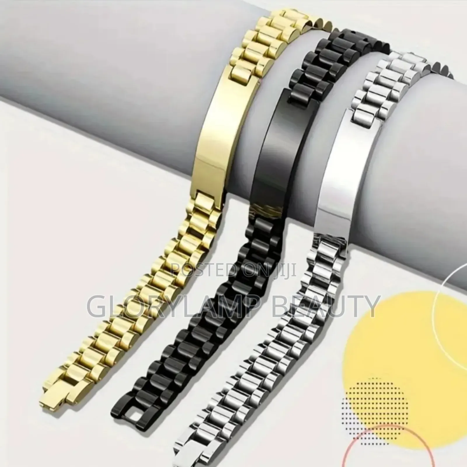 Men’S Personalizable Stainless Steel Bracelet – Adjustable, Durable