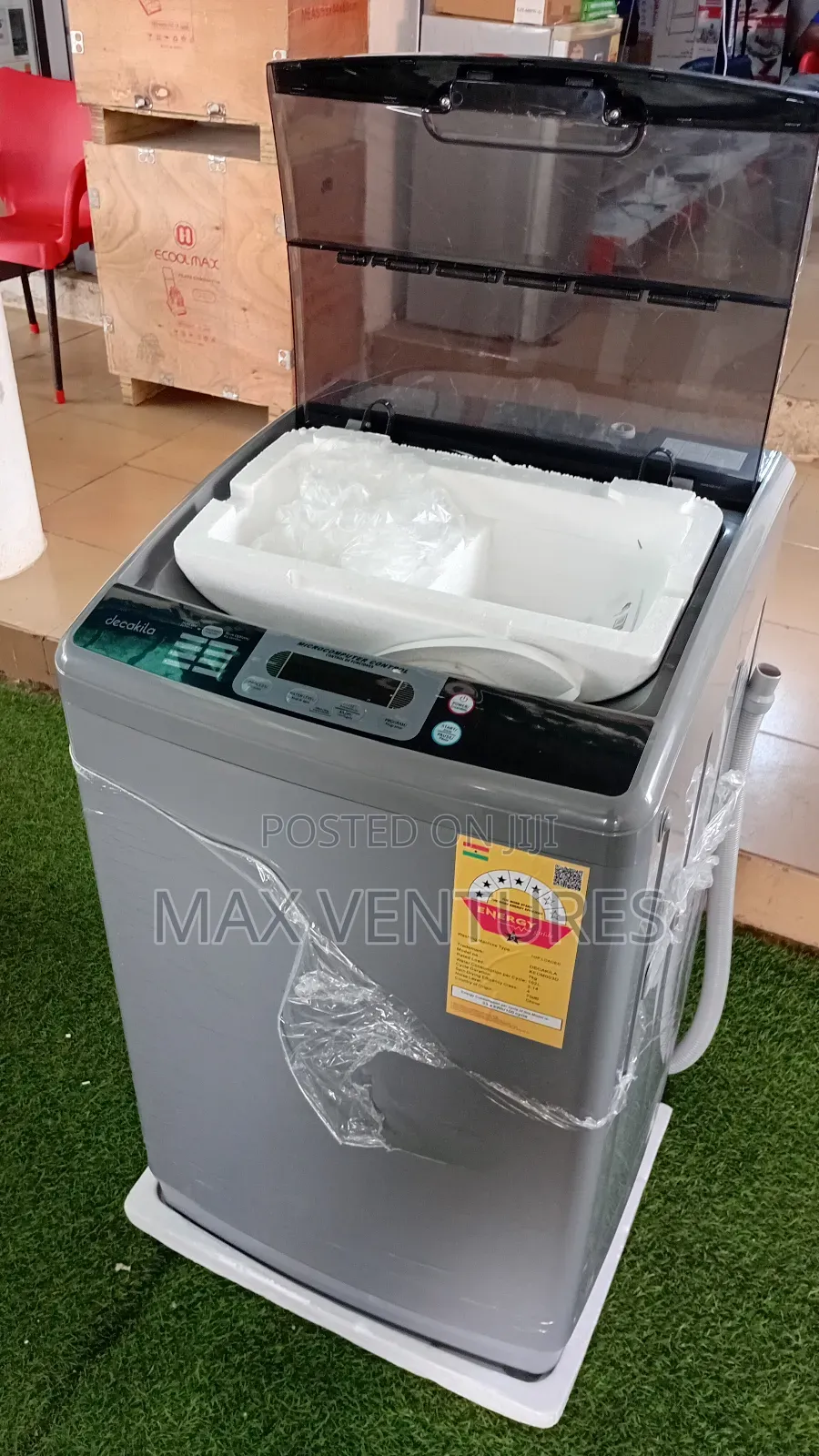 Decakila 7kg Smart Was!Hing Machine – Sm!Ooth Silent