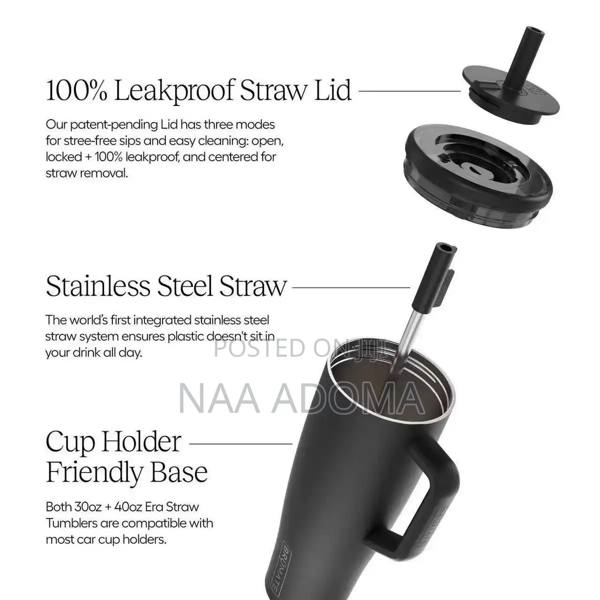 Insulated Vacuum Tumbler Cup