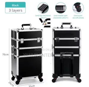 3 Layers Make-Up Trolley/Bag/Box