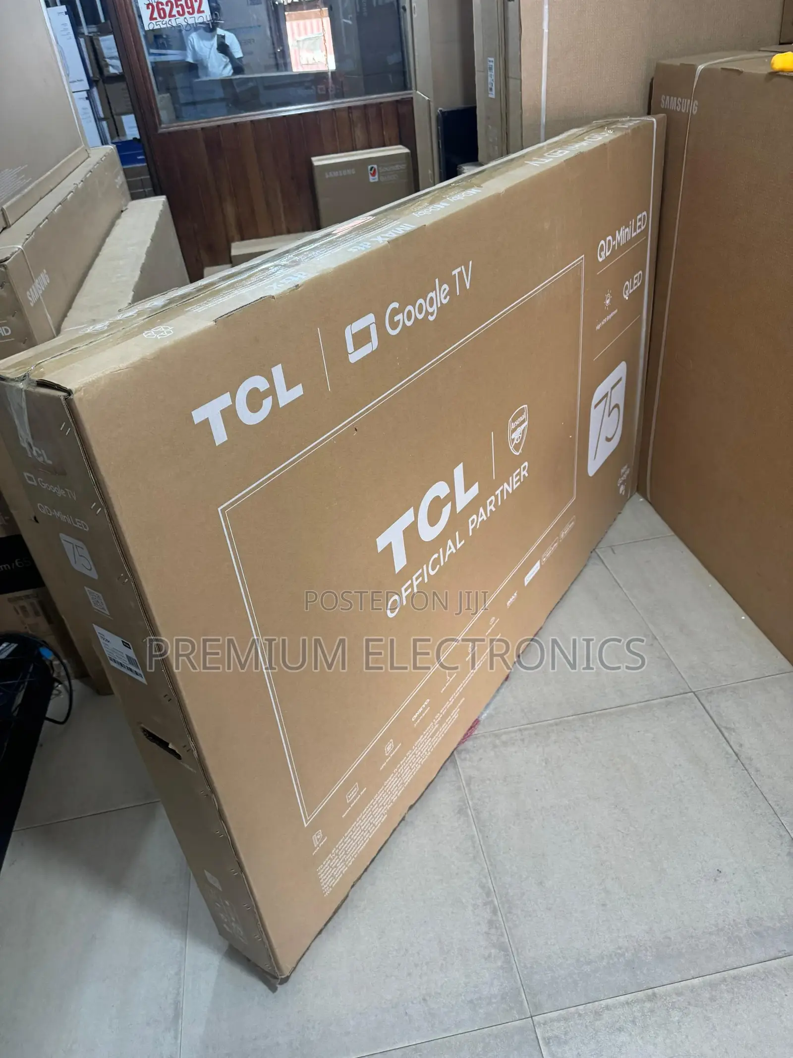 Tcl 75c6k Television 75 Inch Smart Tv 4k Qd-mini Led