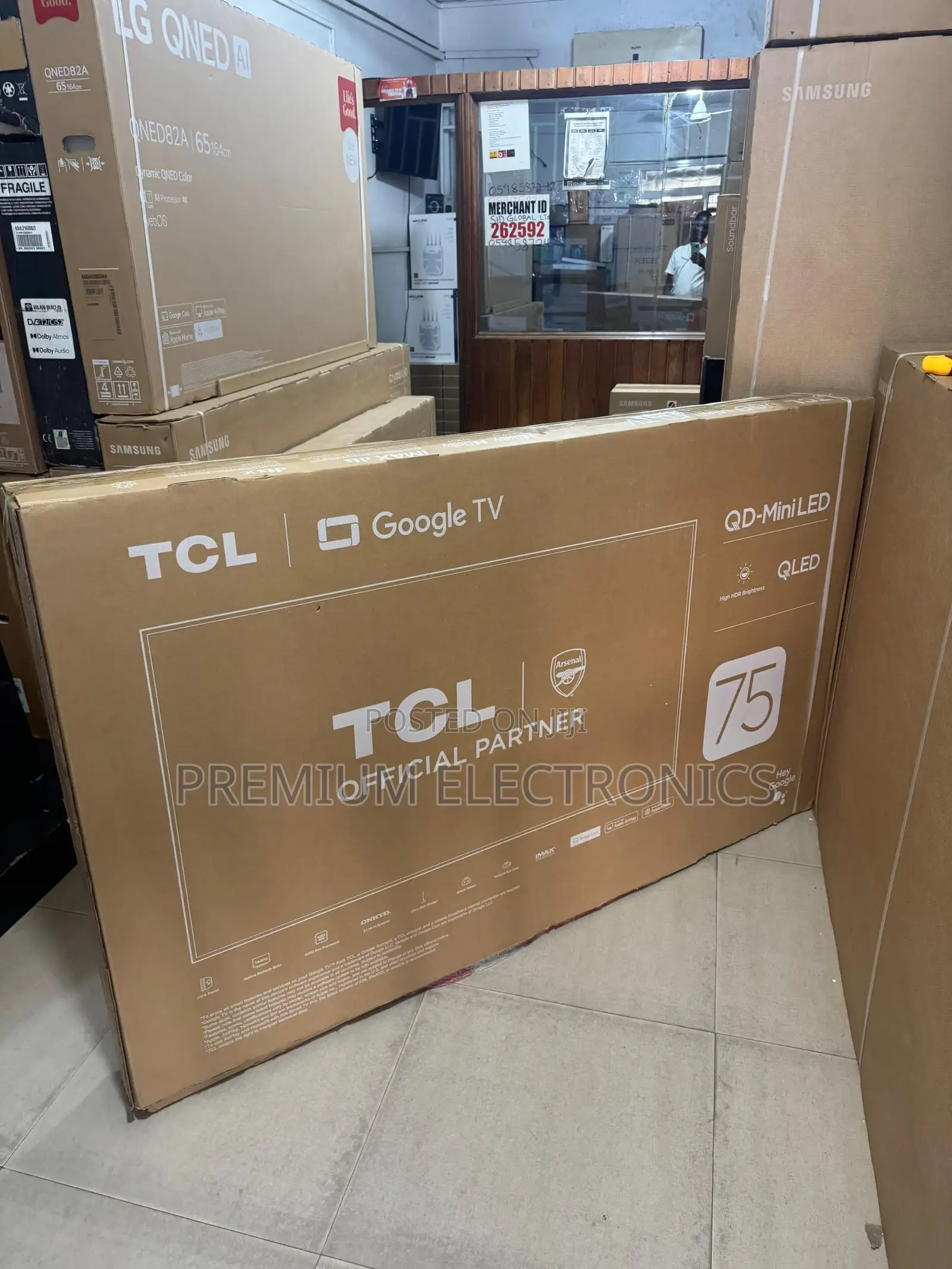 Tcl 75c6k Television 75 Inch Smart Tv 4k Qd-mini Led