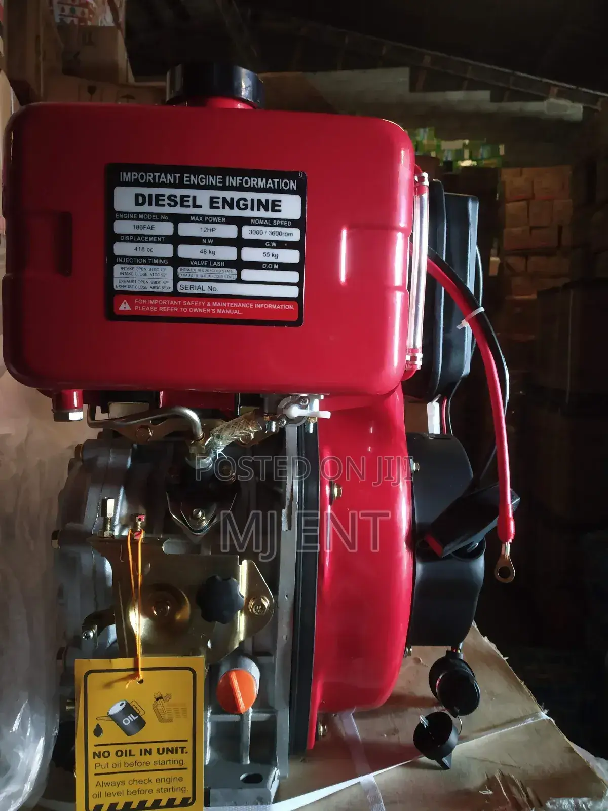 Diesel Engine 186 Fa 12 Hp