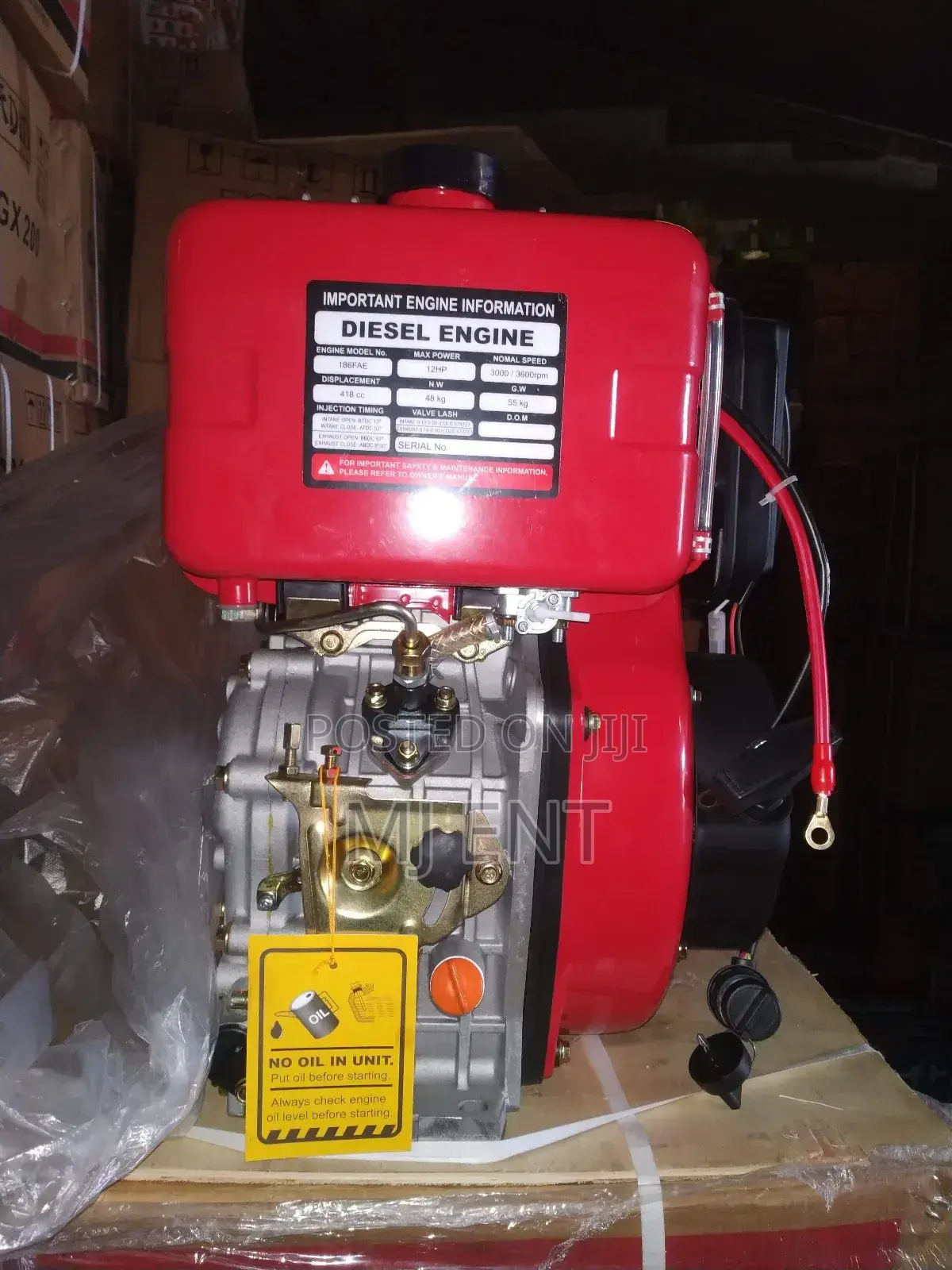 Diesel Engine 186 Fa 12 Hp