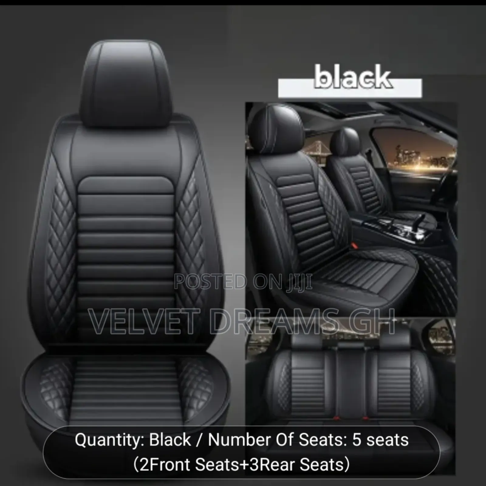 Durable Stylish Car Seat Cover Set