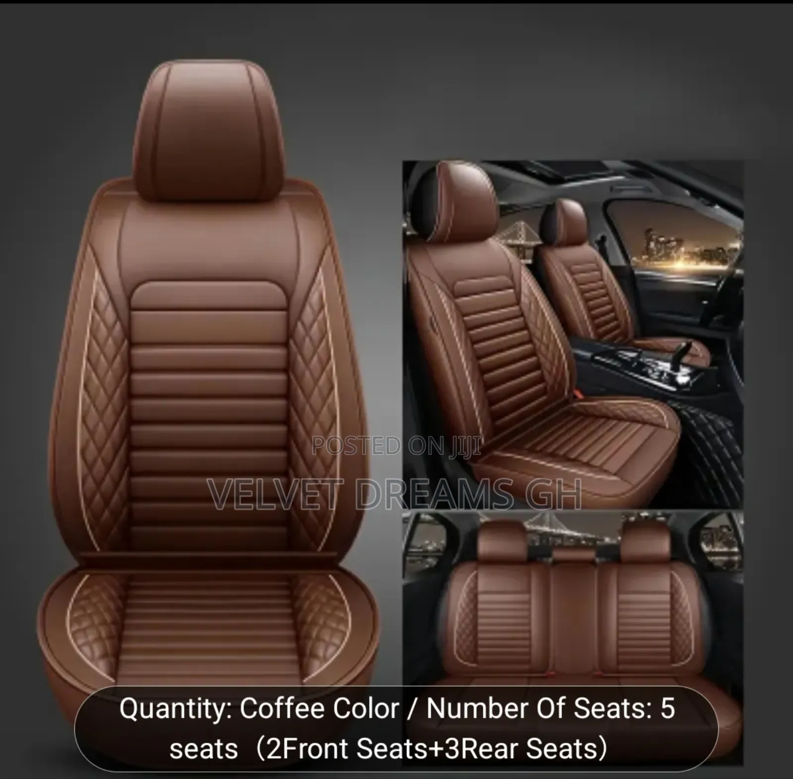 Durable Stylish Car Seat Cover Set