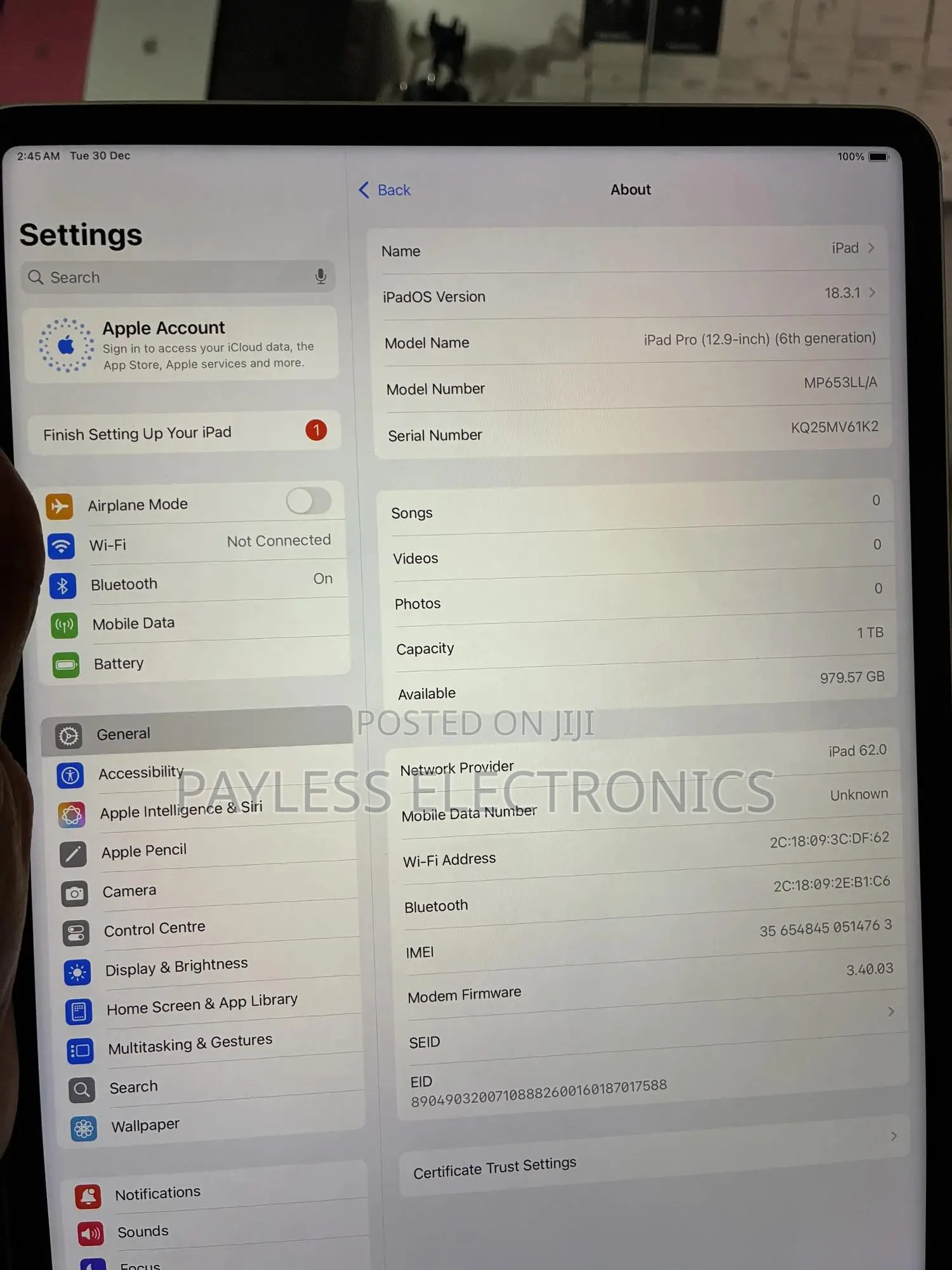 Apple iPad Pro (2022) 1 TB