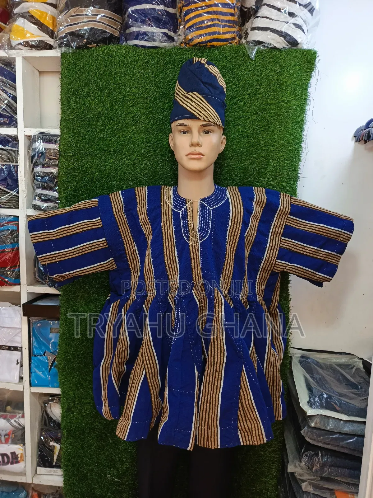 Traditional Ghanaian Smocks – Handwoven With Care At Tryahu Price