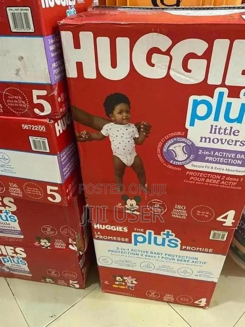 Huggies Diapers Size 1,5 and 6 Available Now