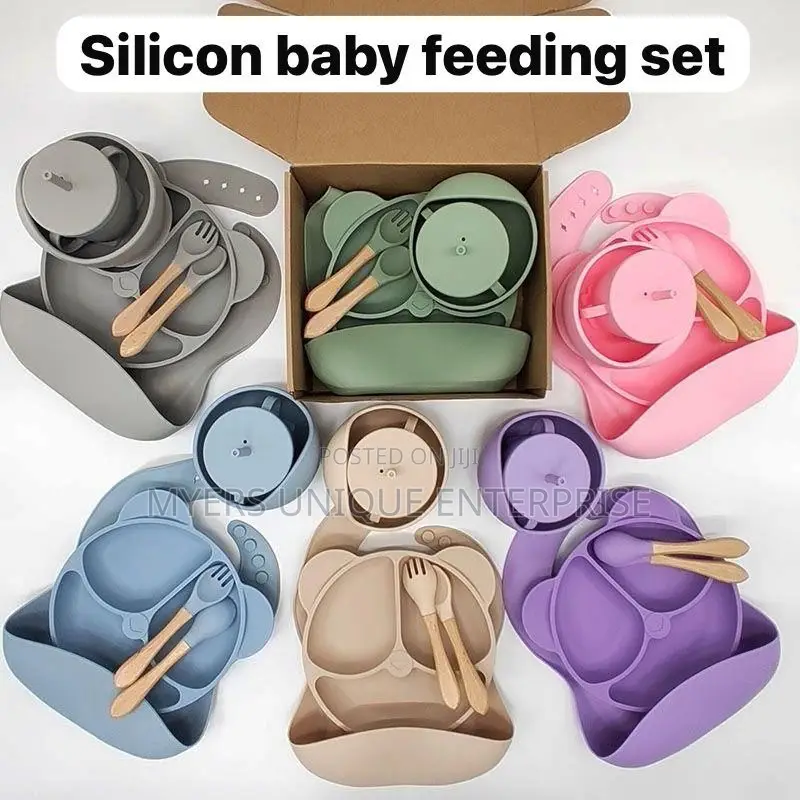 Silicon Baby Feeding Set