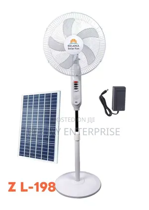 Selena Z L-198 Solar Rechargeable Standing Fan