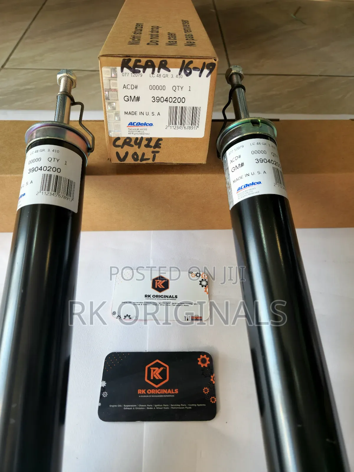 Chevrolet Cruze/Volt 2016-2019 Ac Delco Back Shocks From Usa🇺🇸