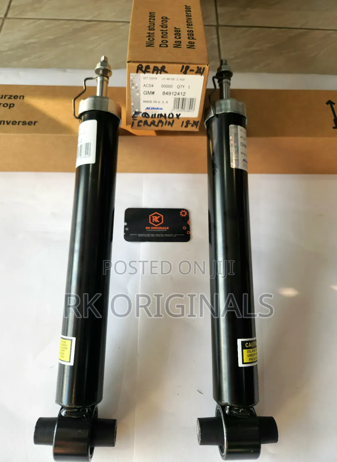Chevrolet Equinox/Terrain 2018-2024 Ac Delco Back Shocks From Usa🇺🇸