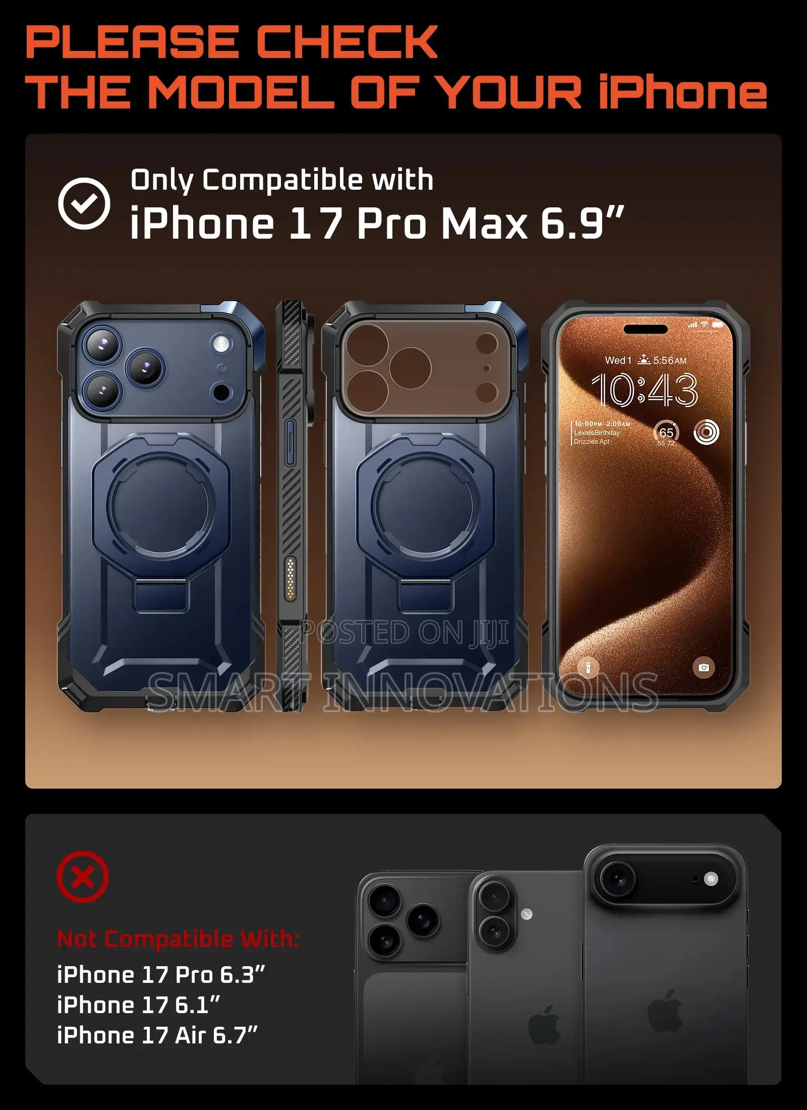 iPhone 17 Promax | 17 Pro Ub Grip Case