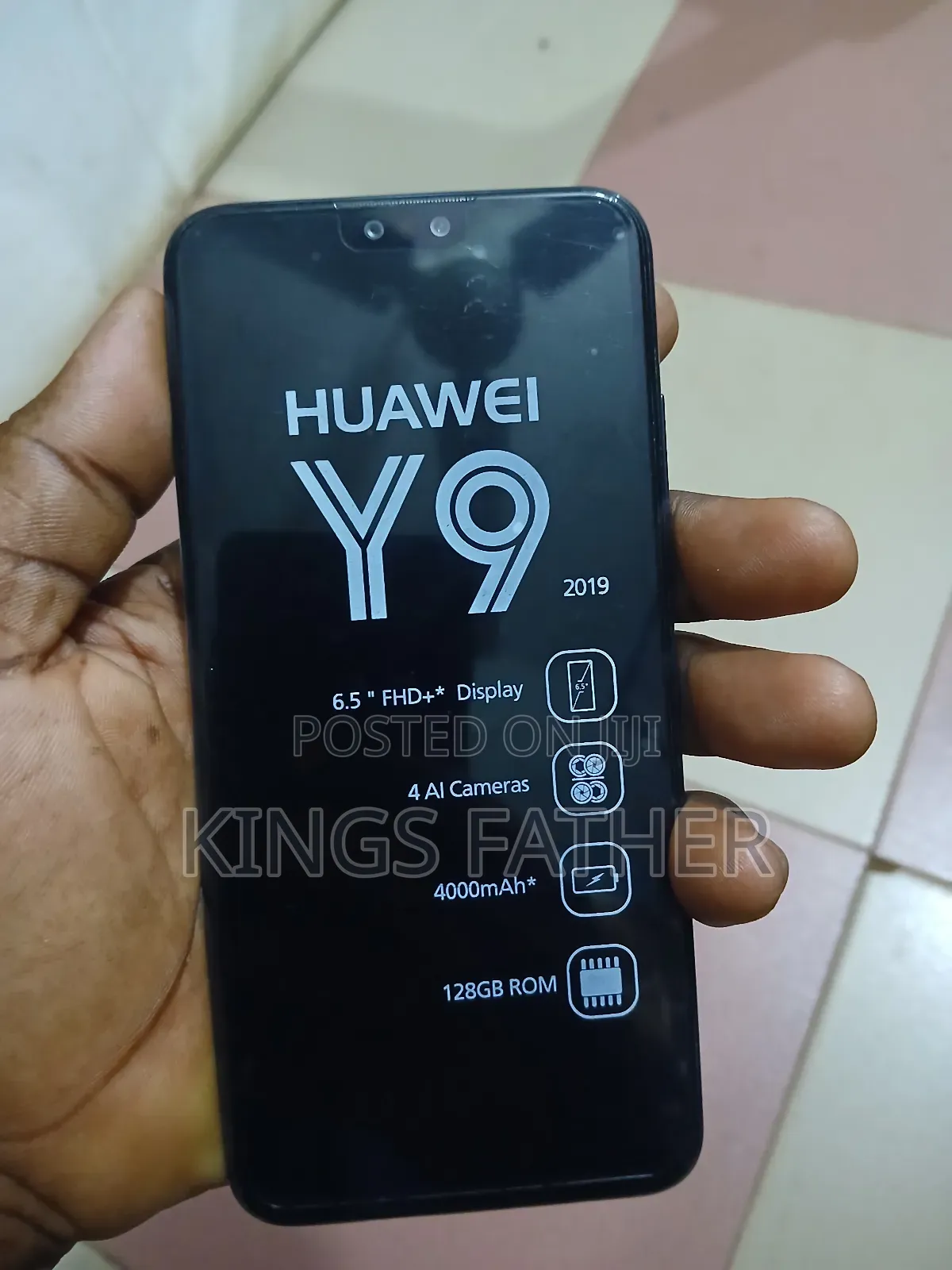 New Huawei Y9 2019 128 GB Blue