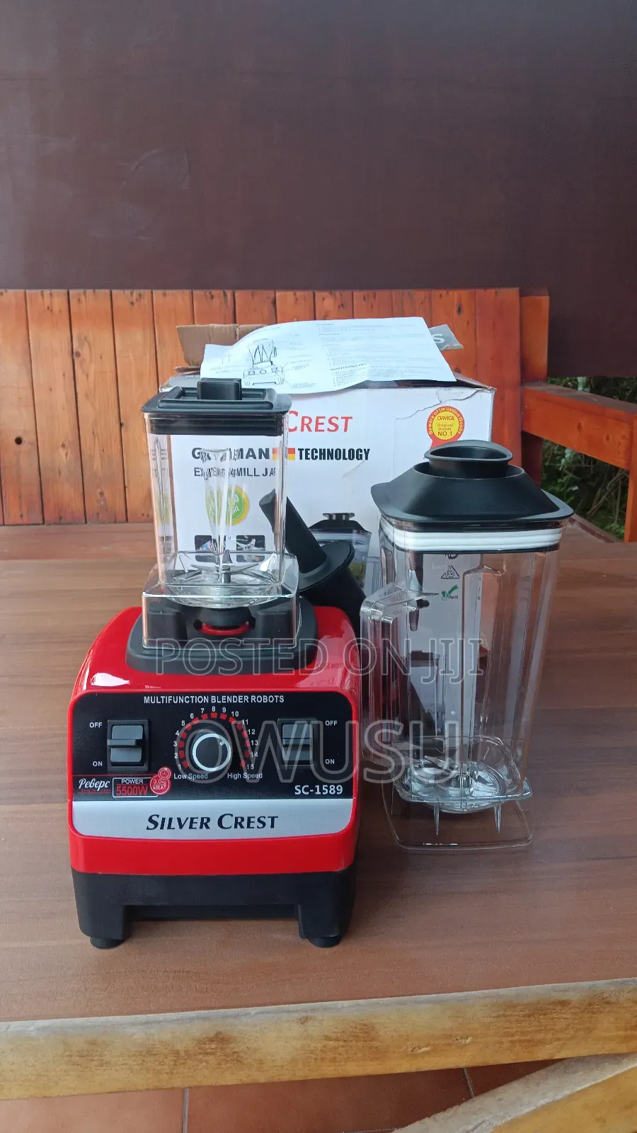 Silver Crest Electric Blender 2.6l 2 in 1