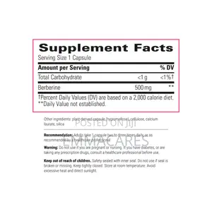 Berberine Supplement for Metabolic Support