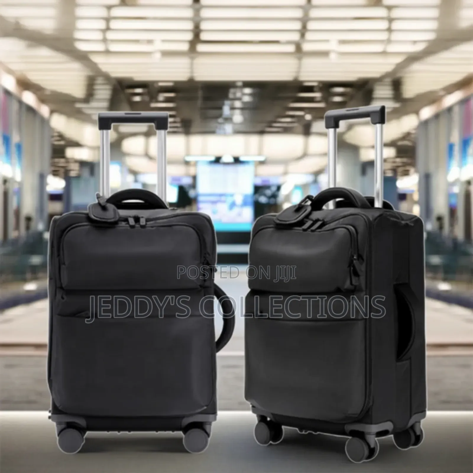 24 and 20inches Oxford Cloth Trolley Luggage With Brand Padlock