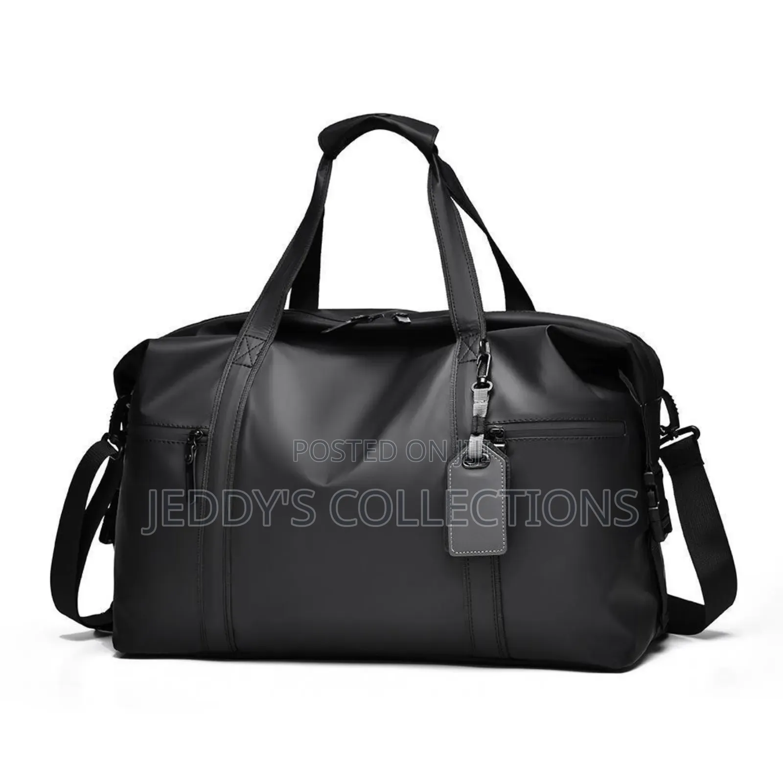 Large Capacity Unisex Duffle Bag With a Smooth Exterior and a Straps