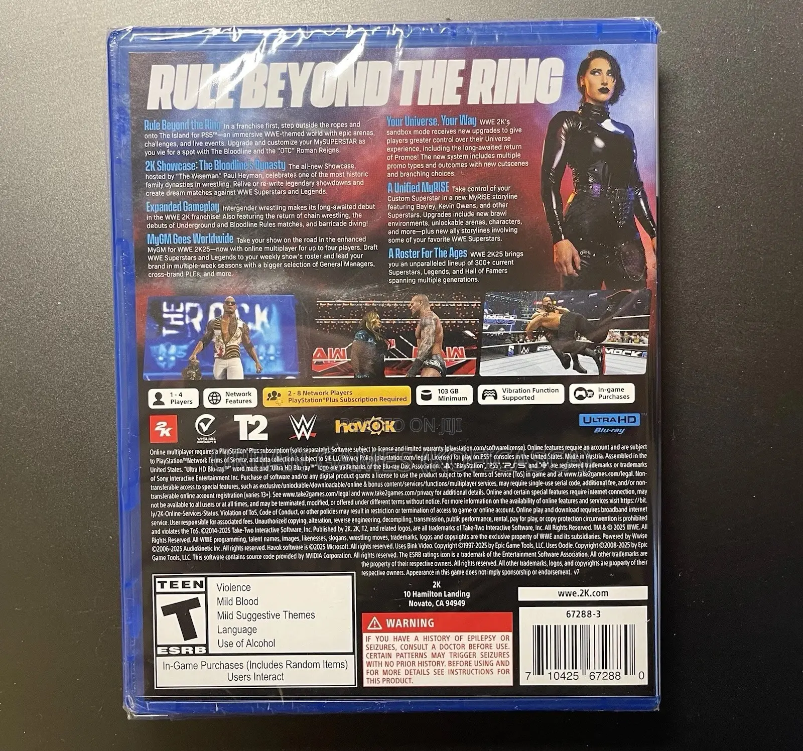 W2k25 Ps5 Wrestling Sealed