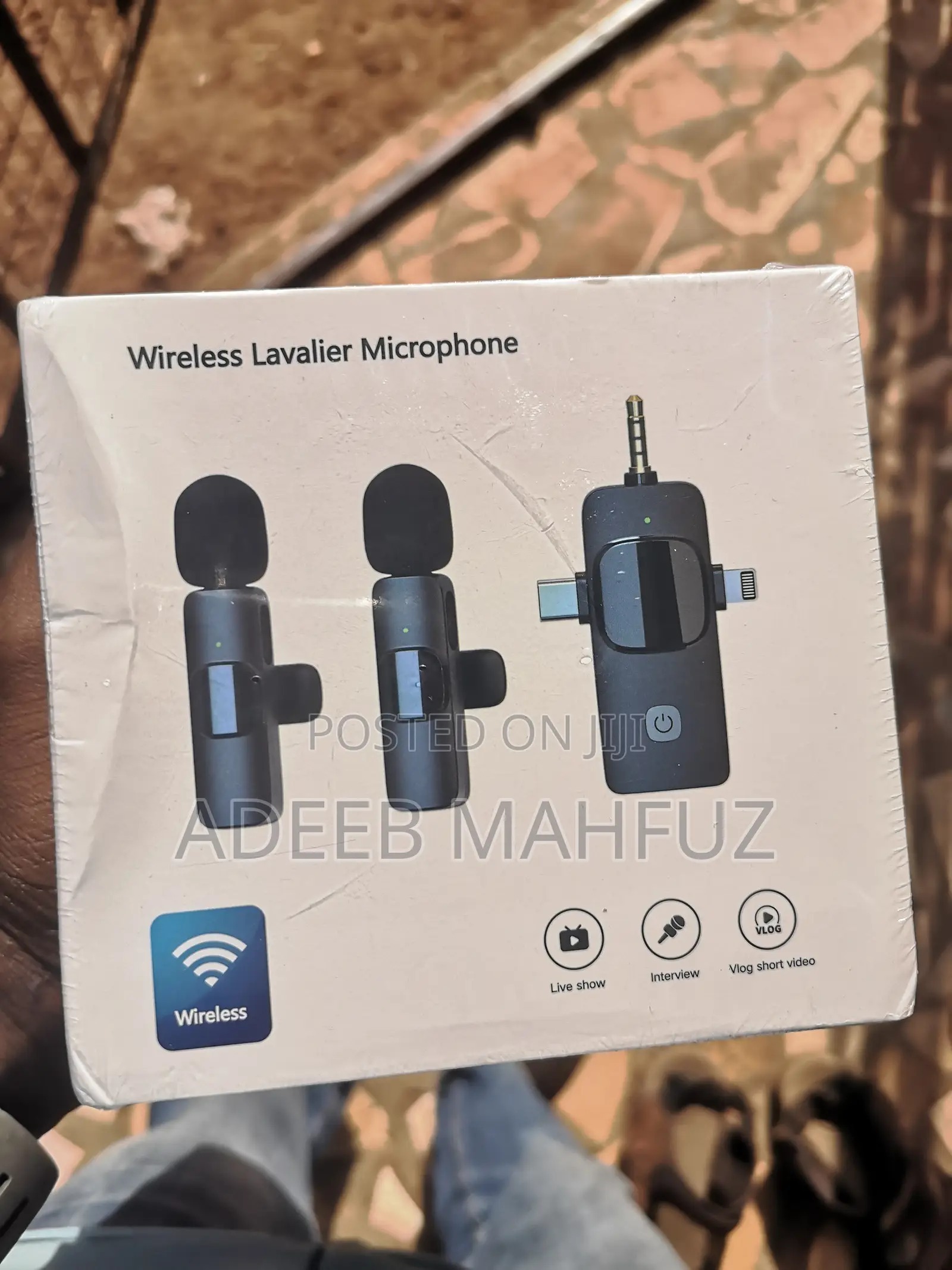 Wireless Rechargeable Mic for iPhone and Android