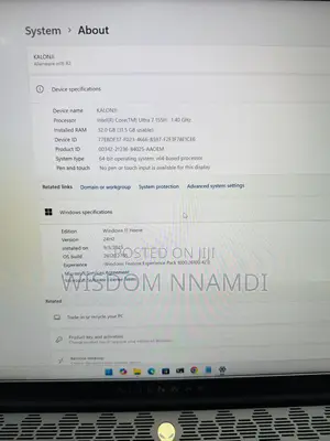 Laptop Dell Alienware M16 R2 32GB Intel Core Ultra 7 SSD 1T