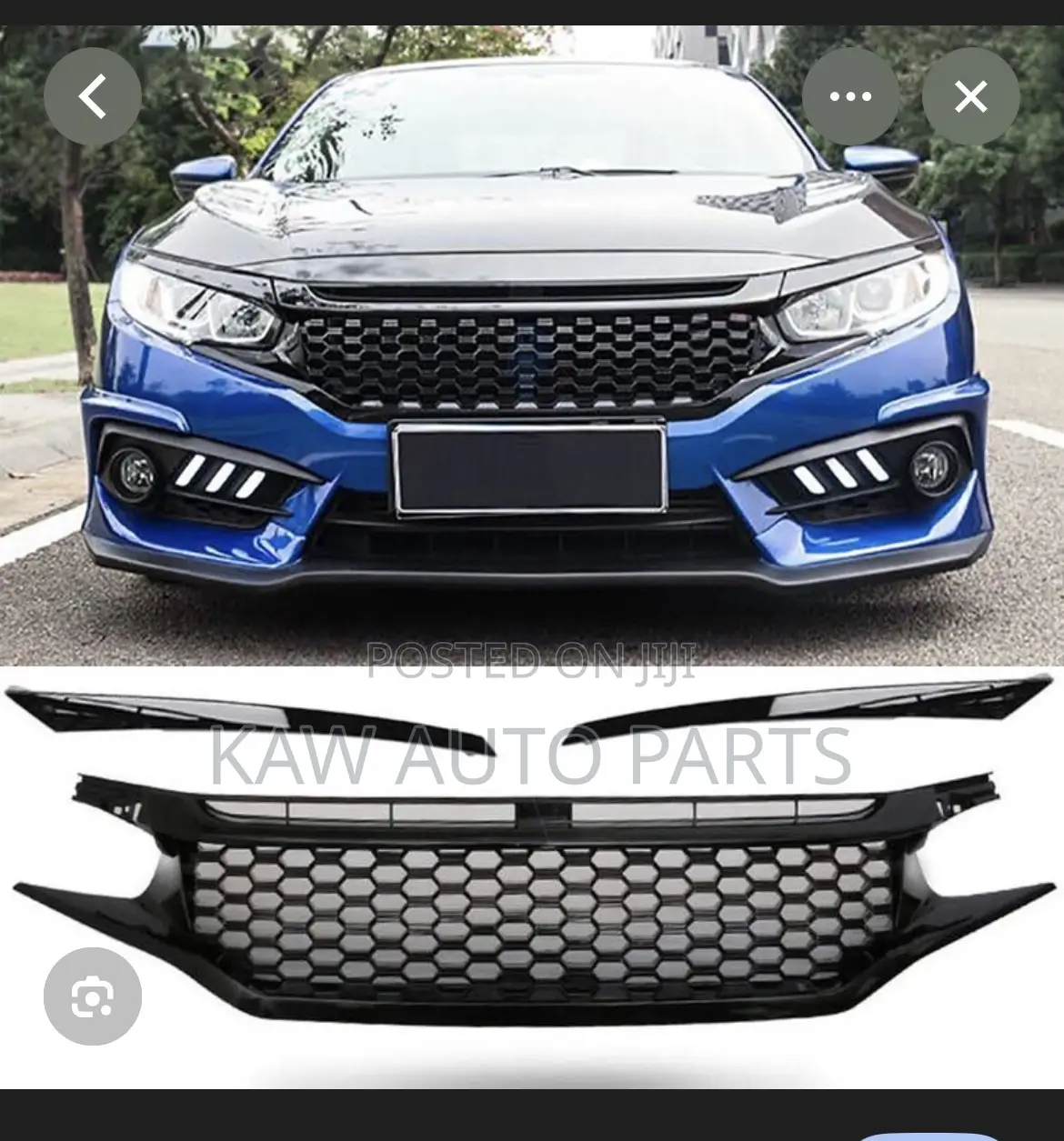 2016-2021 Top Grille For Honda Civic