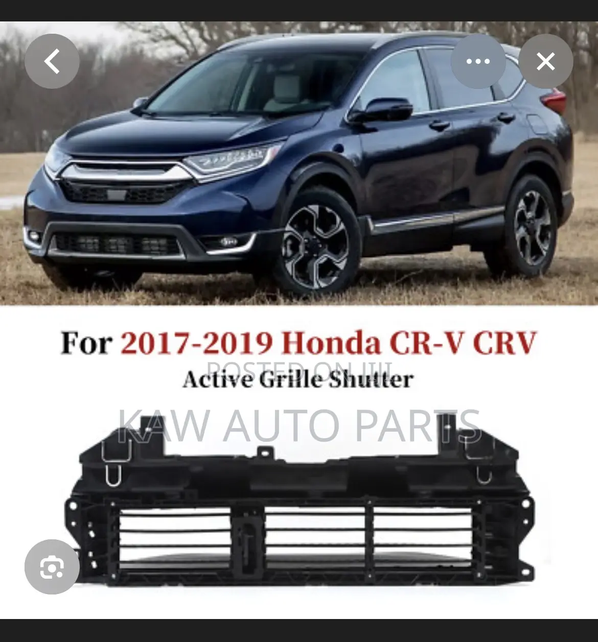 2017,2018,2019,2020 Complete Shutter Grille For Honda Crv
