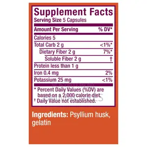 Psyllium Fiber Supplement