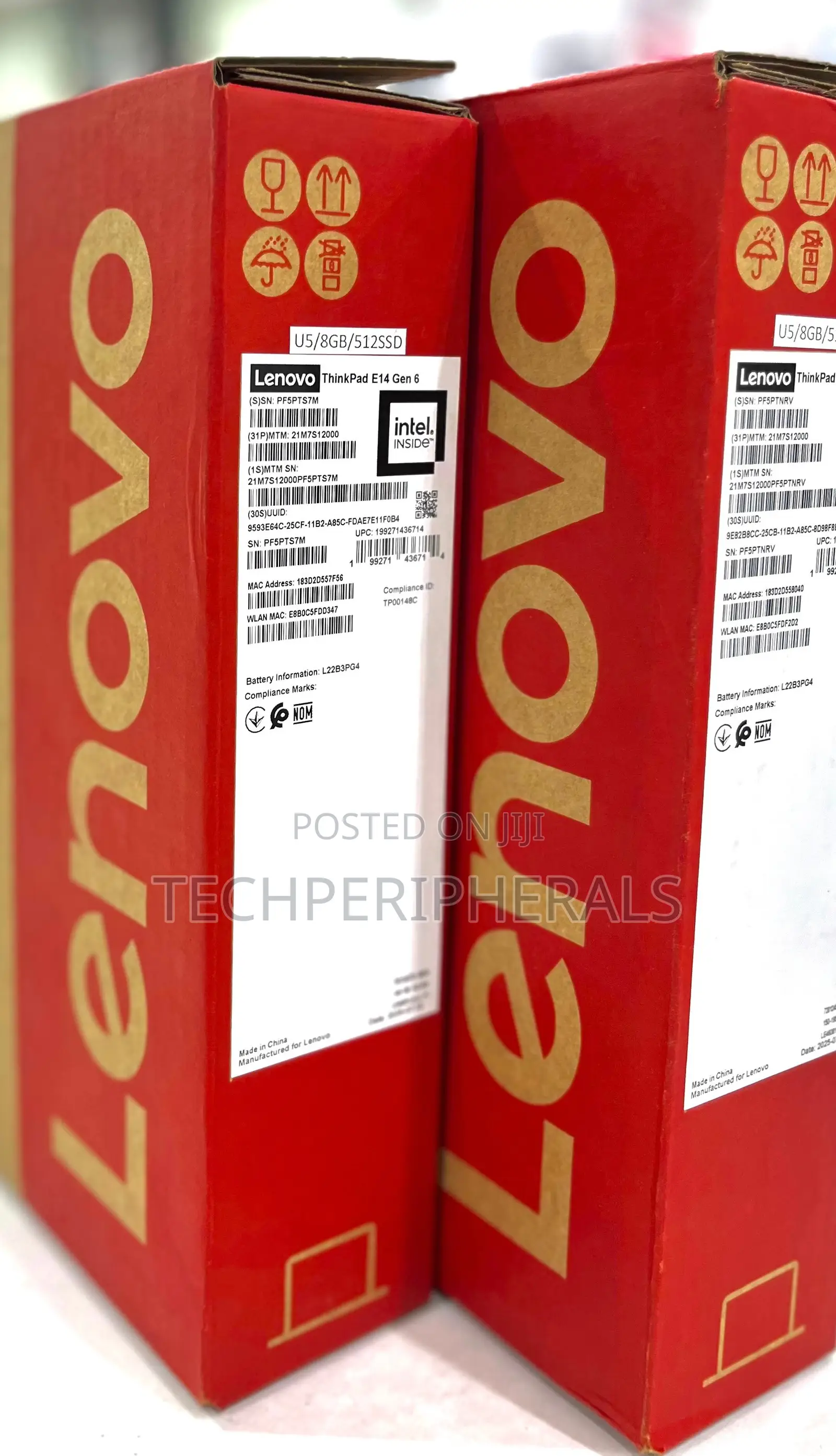 New Laptop Lenovo ThinkPad E14 Gen 6 8GB Intel Core Ultra 5 SSD 512GB