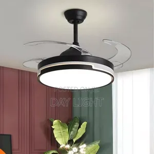 Black Fan With Light.