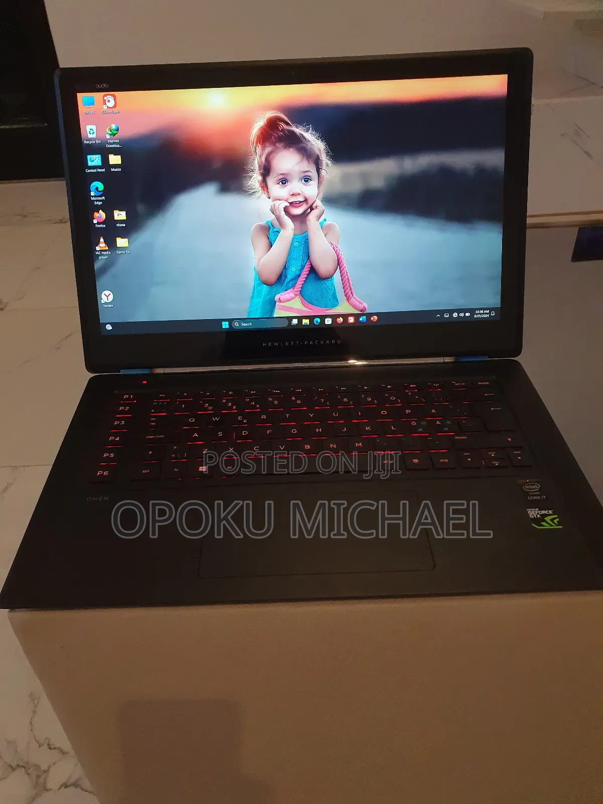 Laptop HP Omen 15 8GB Intel Core i7 SSD 256GB