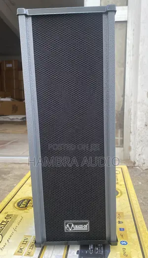 Maxxon Metal Column Speaker Pair