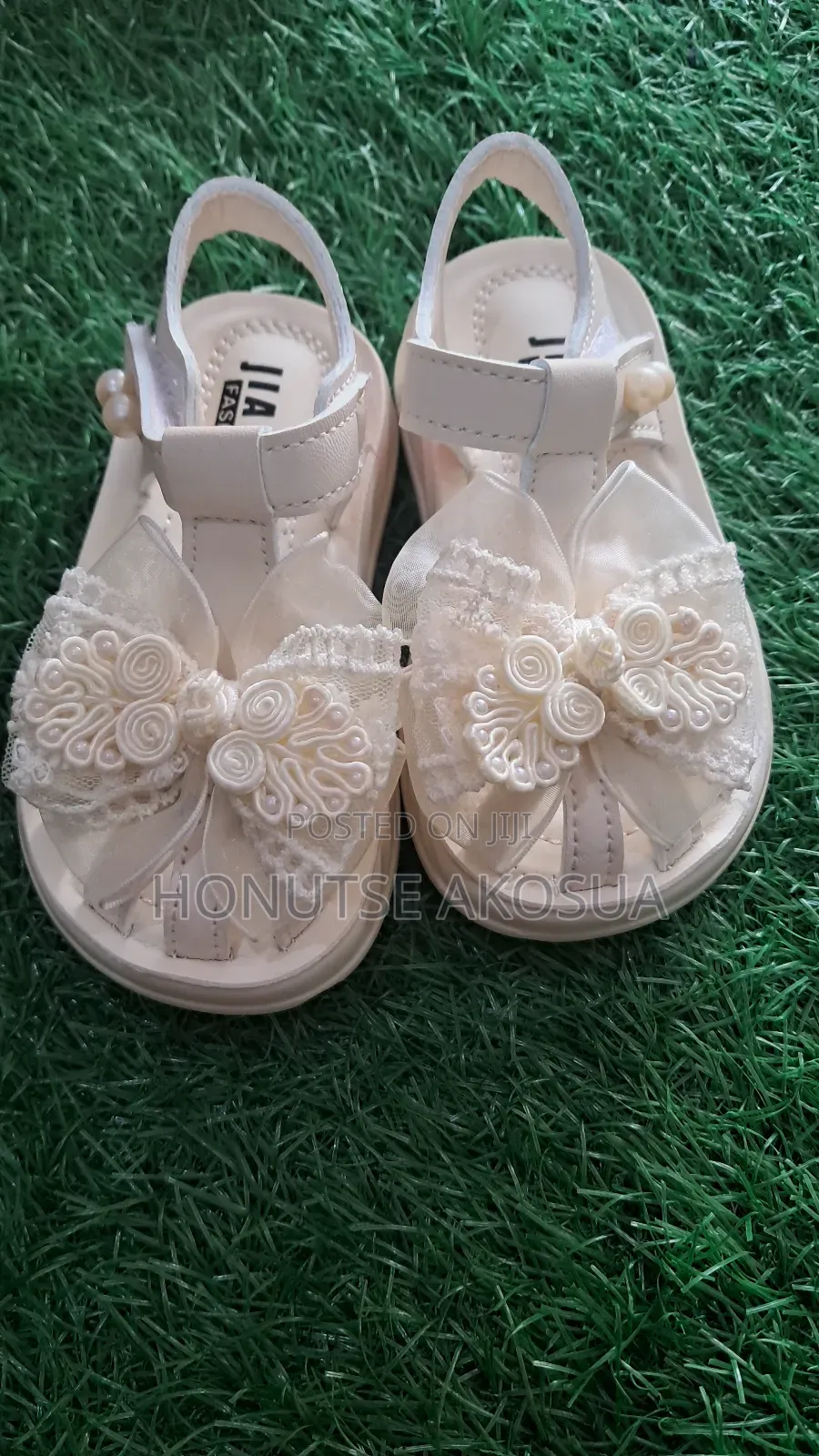 Cream Sandals
