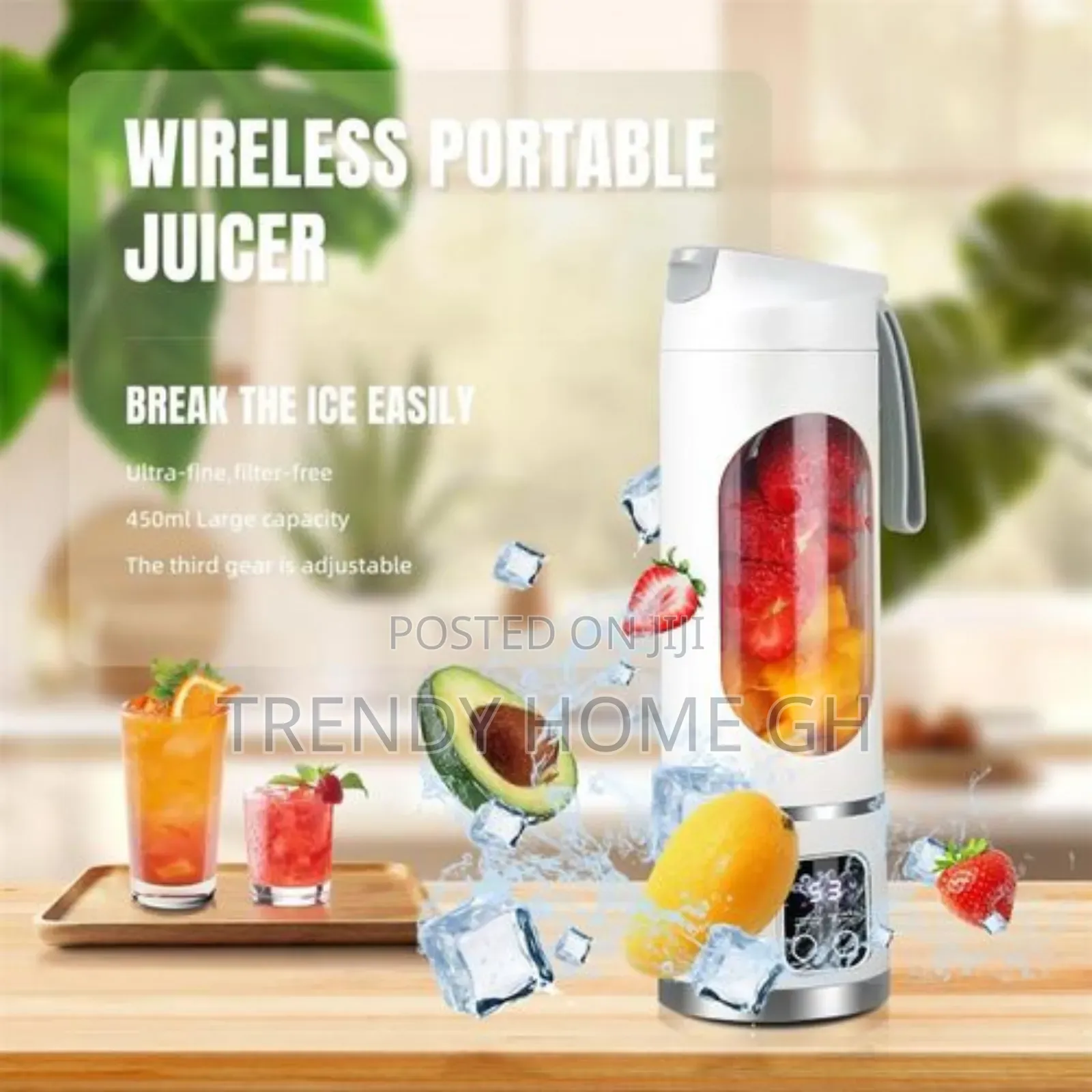 Mini Hand Rechargeable Blender Fast •Easy • Powerful