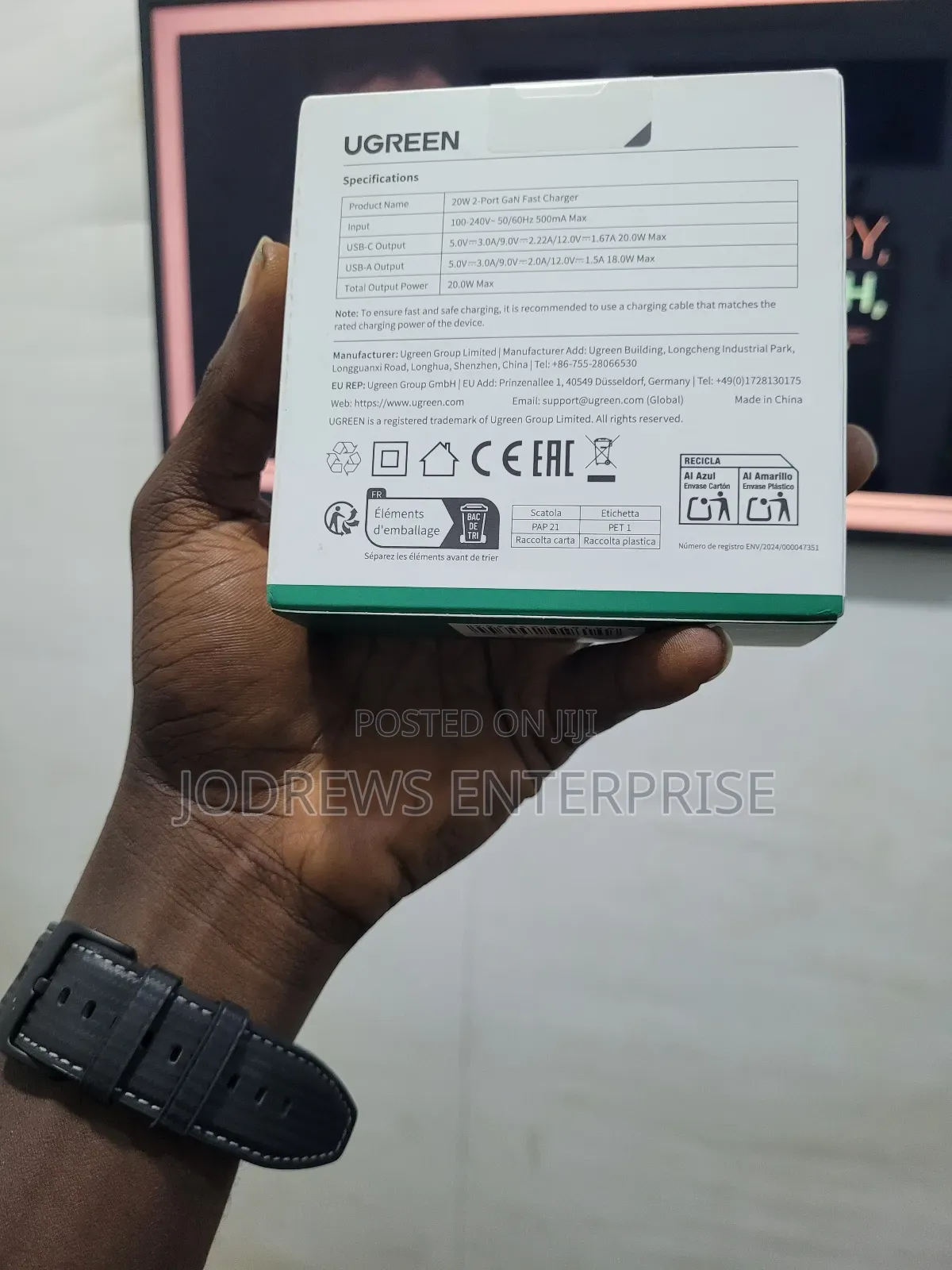 Ugreen 20w Gan Charger