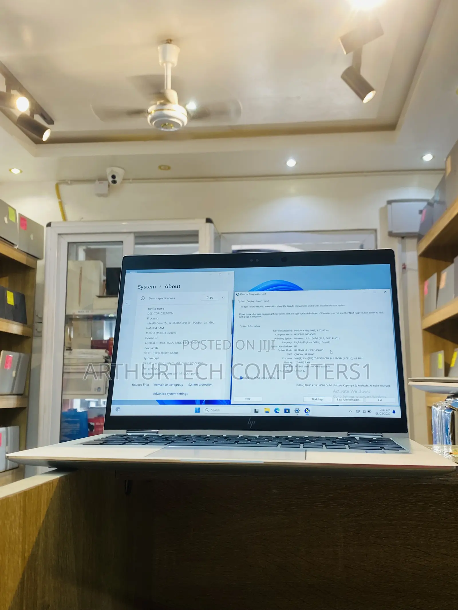 Laptop HP EliteBook X360 1030 G3 16GB Intel Core I7 SSD 512GB