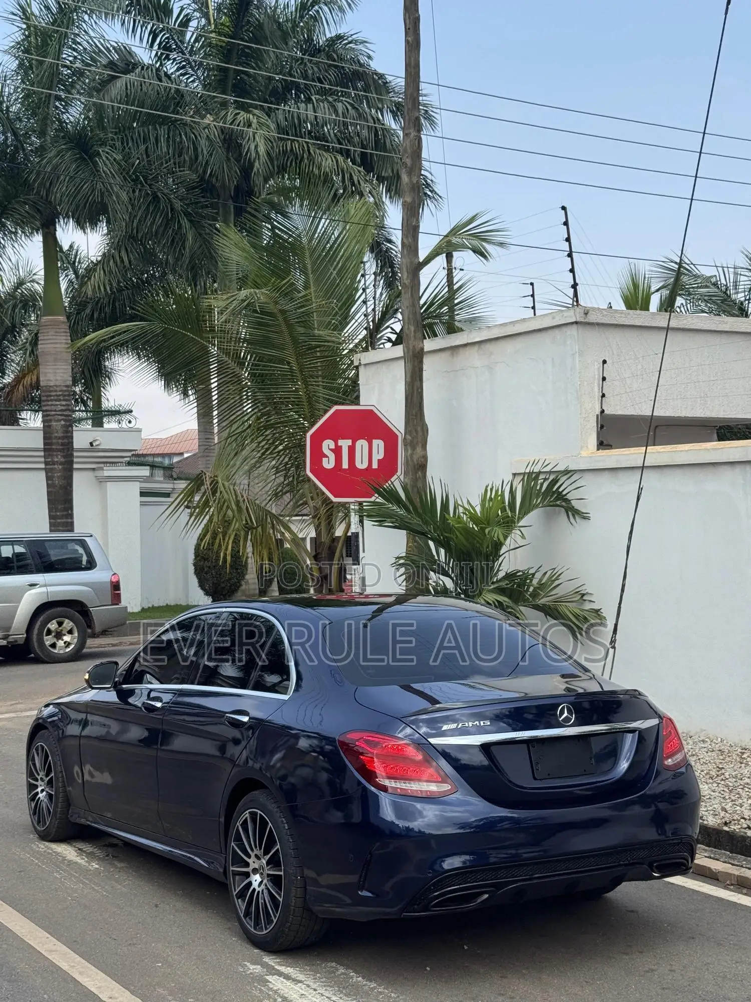 Mercedes-Benz C400 4Matic AWD Sedan (3.0L V6 7A) 2015 Blue