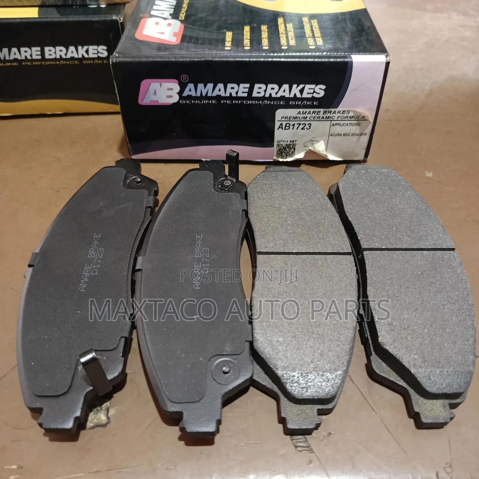 Amare Ab1723 Premium Ceramic Brake Pad for Acura MDX 2014-2016