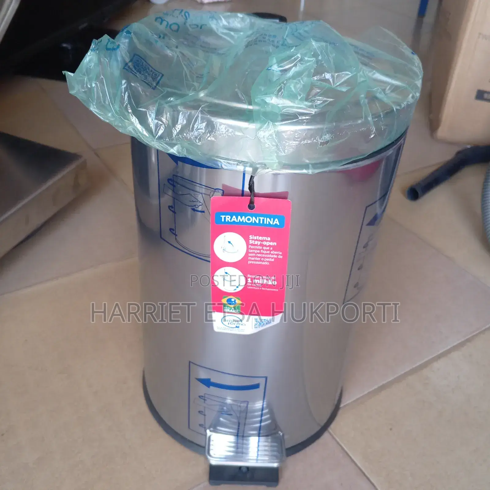 Brand New Tramontina Pedal Waste Bin From the Uk(12l)