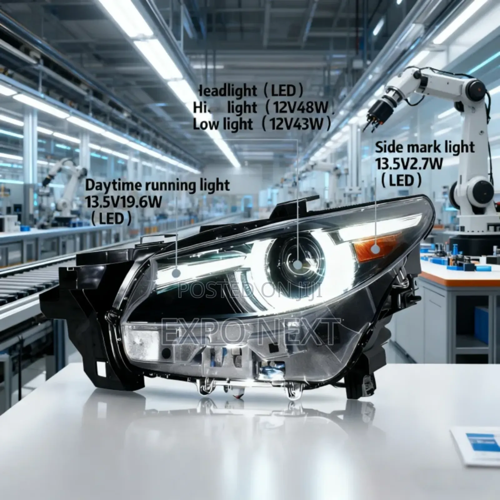 Mazda Cx-9 2016-2023 Led Headlight
