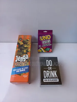 Jenga + Uno + Do or Drink Game