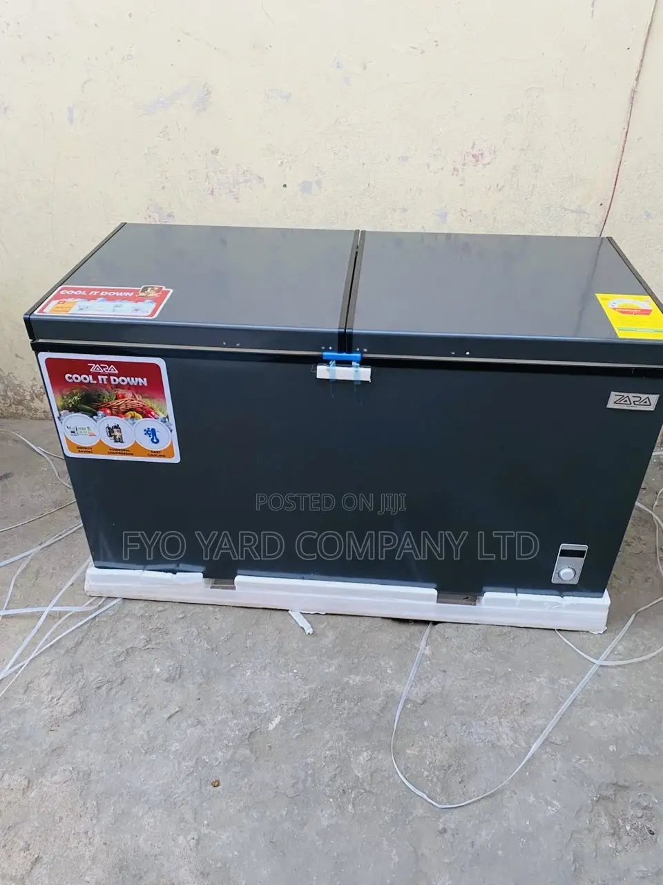 Tear Rubber Zara 2 Doors Chest Freezer 450 Liters