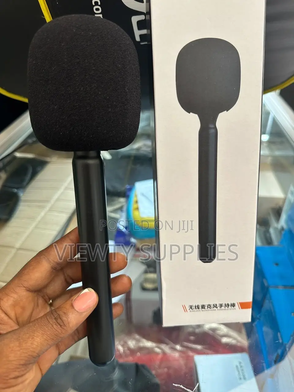 New Handheld Stick For Wireless Lapel Lavalier Microphones