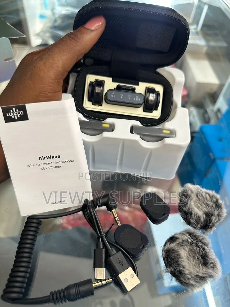 Combo 2- Users Wireless Lapel Mic for DSLR Camera, iPhone Android