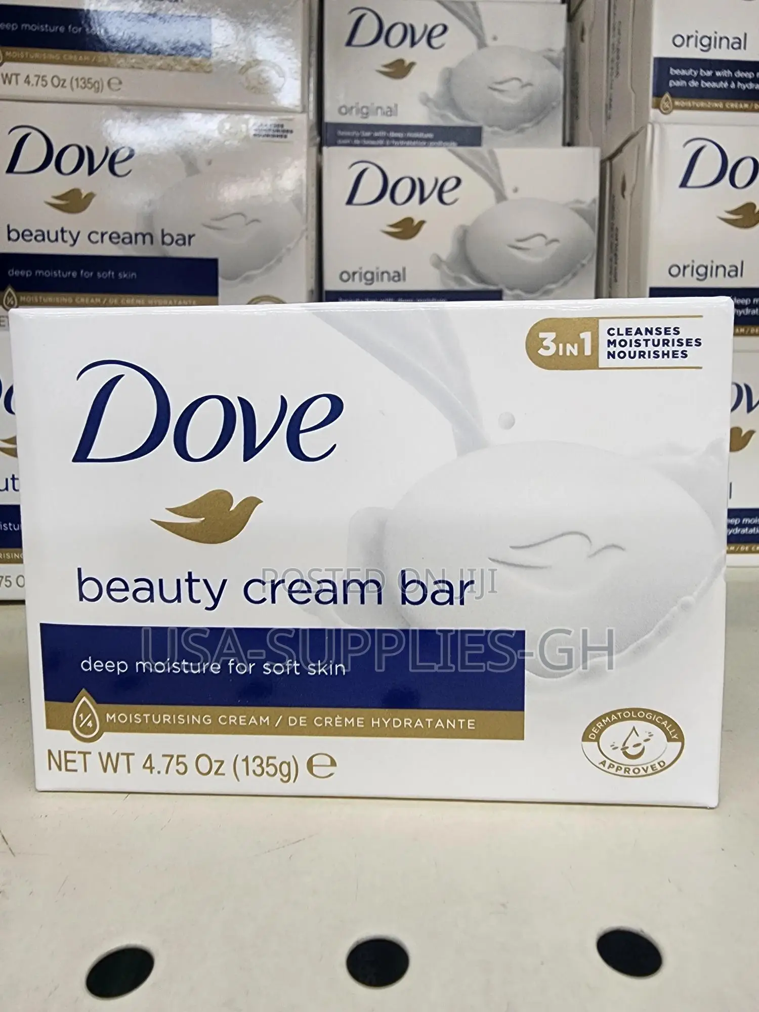 Dove Bar Soaps 4.75 Oz From Usa