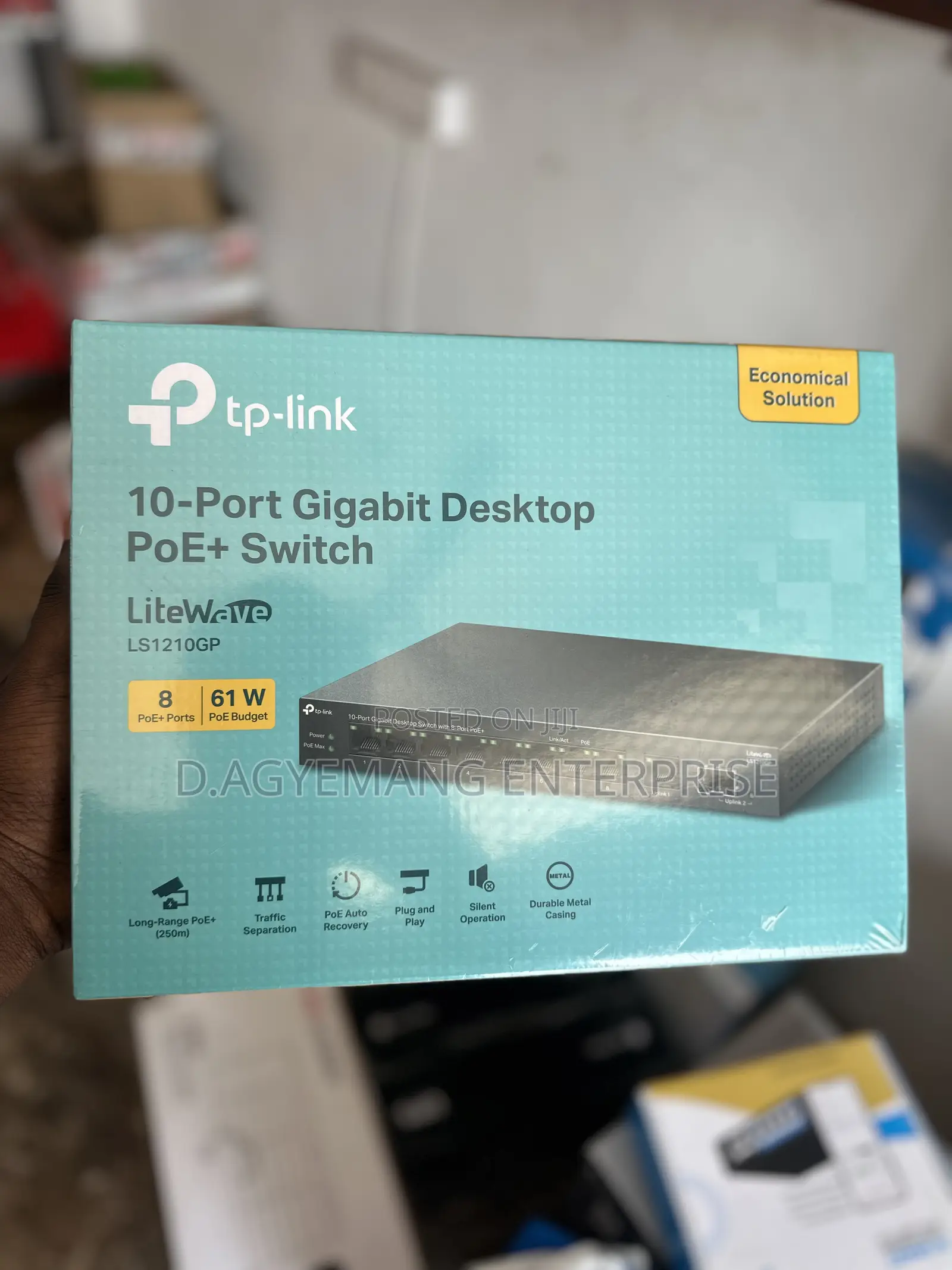 Tp Link 10 Port Gigabit Poe Switch